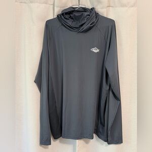 Palm Performance Gray Hoodie